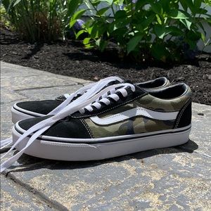 vans woodland camo old skool